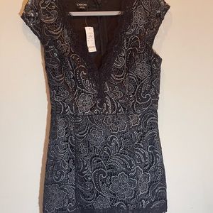 NWT Lace overlay Bebe Dress size 8